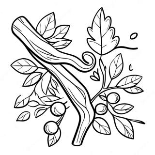 Branch Coloring Pages