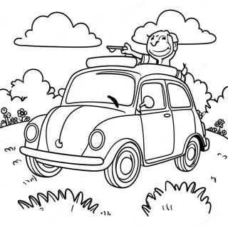 Field Day Coloring Pages