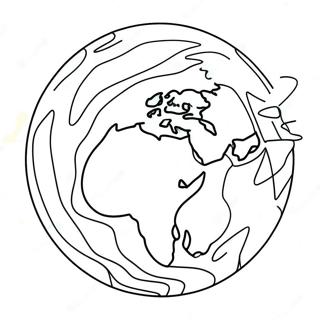 Planet Coloring Pages