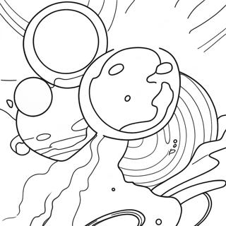 Colorful Planetary System Coloring Page 33194-26578