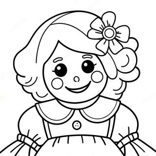 Raggedy Ann Coloring Page 33263-26627