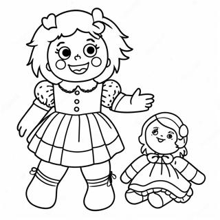 Raggedy Ann Coloring Pages