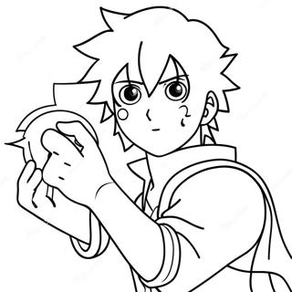 Minato With Rasengan Coloring Page 33274-26633