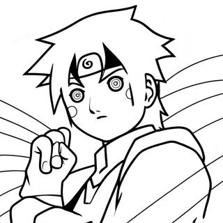 Minato With Rasengan Coloring Page 33274-26635