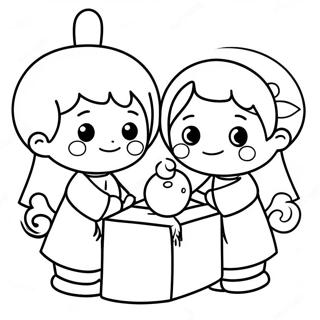 Religious Precious Moments Coloring Page 33283-26639