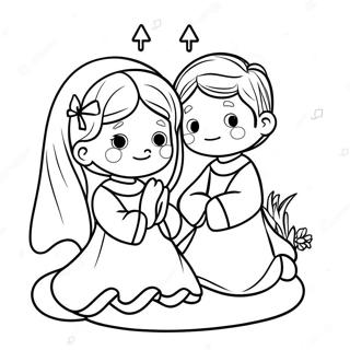 Religious Precious Moments Coloring Page 33283-26640