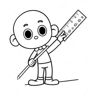 Baldi With A Ruler Coloring Page 33294-26652