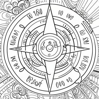 Compass Coloring Page 33313-26663