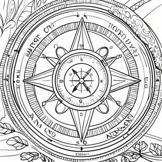 Compass Coloring Page 33313-26664