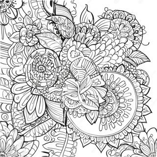 Gypsy Boho Coloring Pages