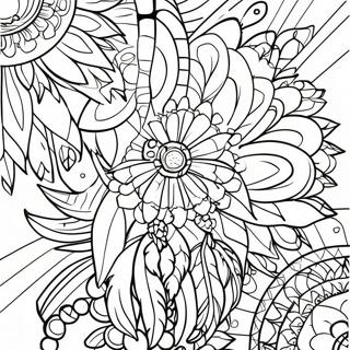 Gypsy Boho Coloring Pages