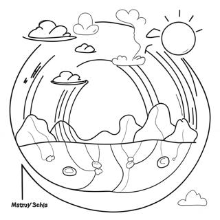 Water Cycle Diagram Coloring Page 33353-26696