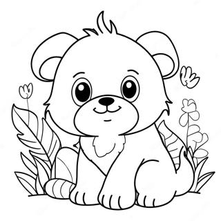 Fun Animal Coloring Page 33374-26718