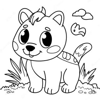 Fun Animal Coloring Page 33374-26719