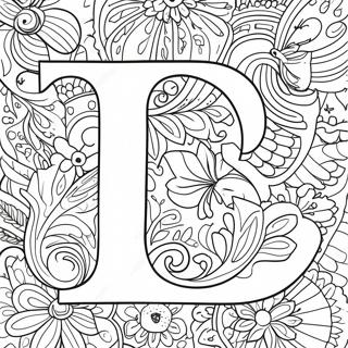 Joyful Letter J Coloring Page 3337-2709