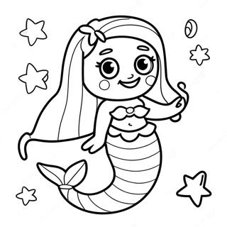 Lol Mermaid Coloring Page 33383-26716