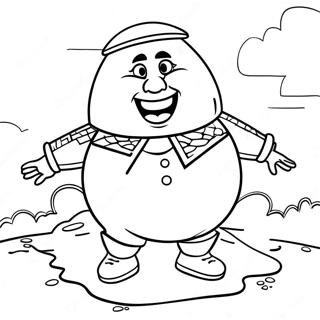 Adventurous Humpty Dumpty Coloring Page 33394-26730