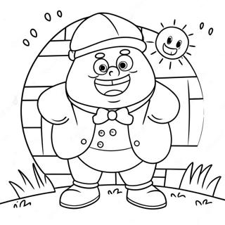 Adventurous Humpty Dumpty Coloring Page 33394-26731