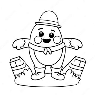 Adventurous Humpty Dumpty Coloring Page 33394-26732