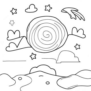 Night Sky Coloring Page 33413-26756