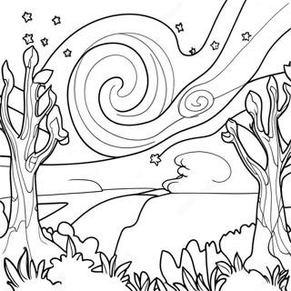 Night Coloring Pages