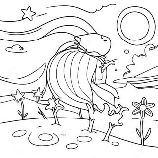 Starry Night Coloring Page 33414-26744