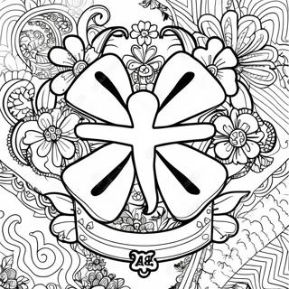 4 H Logo Coloring Page 33443-26766