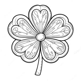 4 H Clover Coloring Page 33444-26769