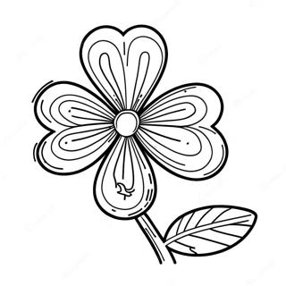 4 H Clover Coloring Page 33444-26770