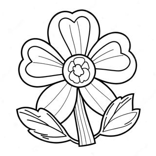 4 H Clover Coloring Page 33444-26771