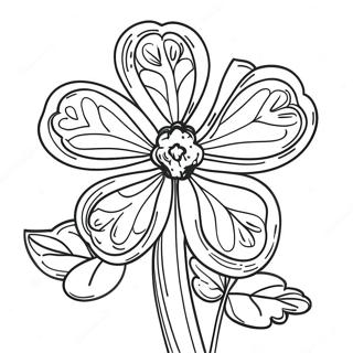 4 H Clover Coloring Page 33444-26772