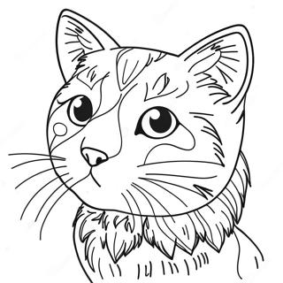 Calico Cat Coloring Page 33453-26779