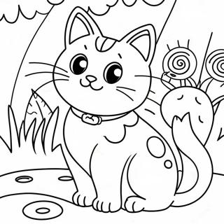 Calico Cat Coloring Pages