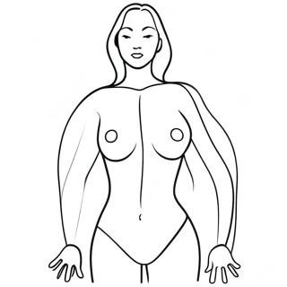 Body Outline Coloring Page 33473-26792