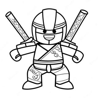 Cole Ninjago Coloring Pages