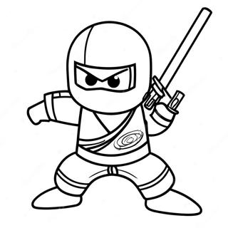 Cole Ninjago Coloring Page 33513-26818