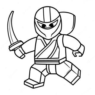 Cole Ninjago In Action Coloring Page 33514-26822