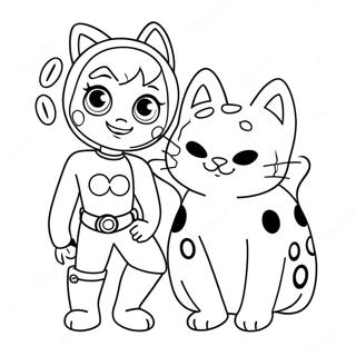 Ladybug And Cat Noir Coloring Page 33523-26832