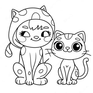 Adventurous Ladybug And Cat Noir Coloring Page 33524-26842