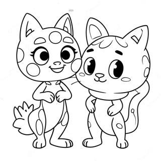 Adventurous Ladybug And Cat Noir Coloring Page 33524-26844