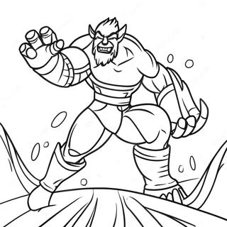 Spryzen In Epic Battle Coloring Page 33534-26838