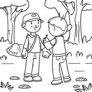 Outdoor Scavenger Hunt Coloring Page 33543-26851