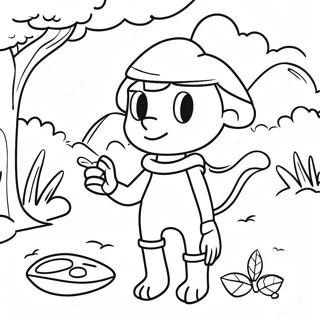 Outdoor Scavenger Hunt Coloring Page 33543-26852