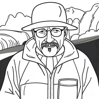 Walter White In Hazmat Suit Coloring Page 33564-26863