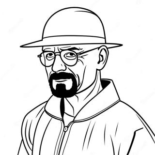 Walter White In Hazmat Suit Coloring Page 33564-26864