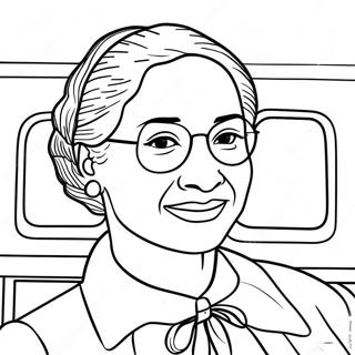 Rosa Parks Coloring Pages