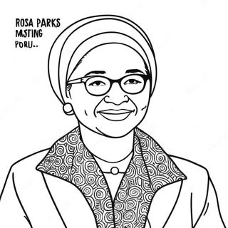 Rosa Parks Inspirational Quote Coloring Page 33573-26868