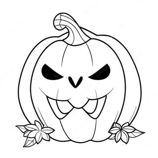 Halloween Squishmallow Pumpkin Coloring Page 33583-26878