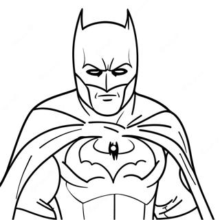 Batman In Dark Knight Costume Coloring Page 33624-26913