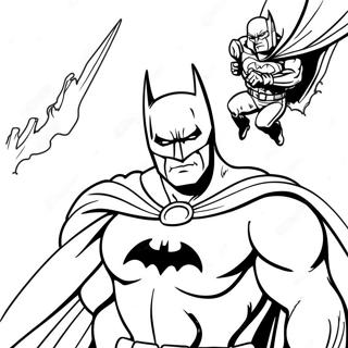 Batman In Dark Knight Costume Coloring Page 33624-26915